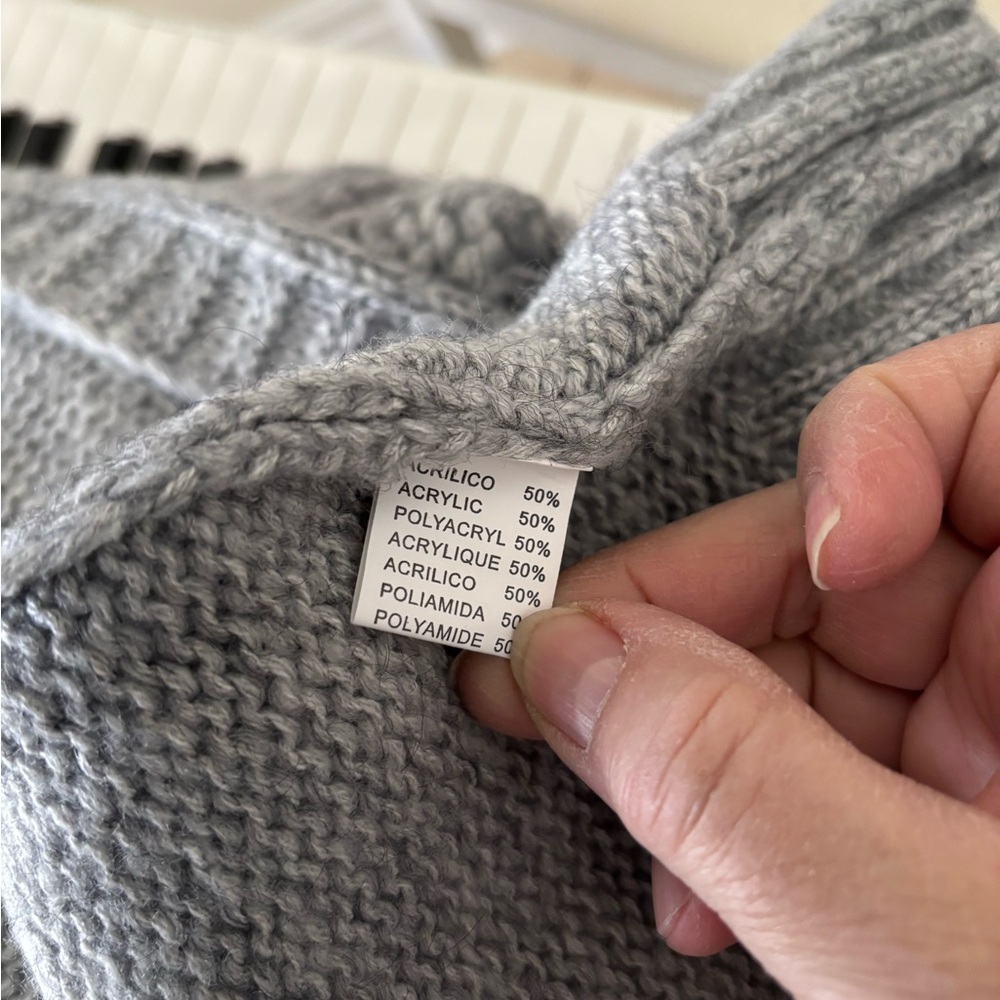 Cozy Heather Gray Women's Cardigan - Picture 11 of 11